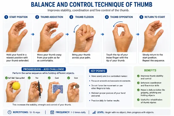 Balance and control technique exercise