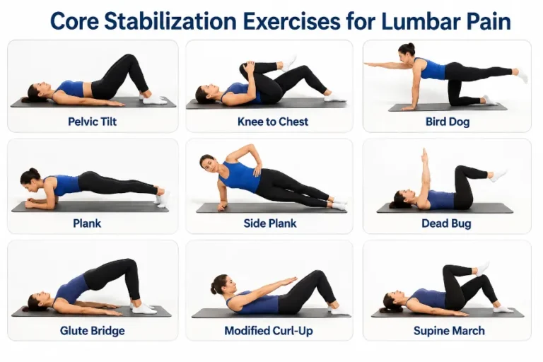 Core stabilization exercises for lumbar pain
