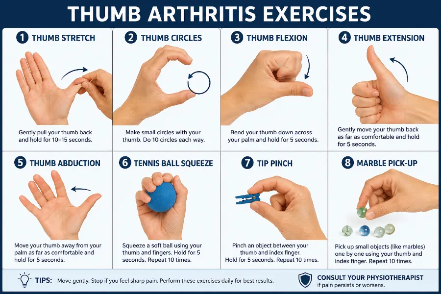Thumb Arthritis Exercises