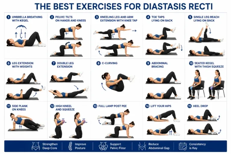 best exercises for diastasis recti