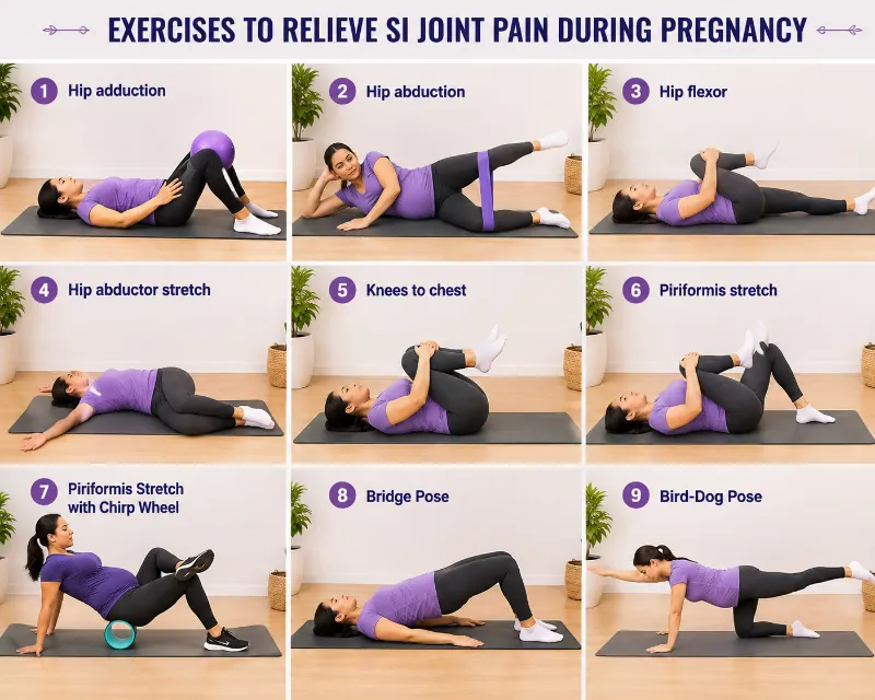 exercises for SI joint pain during pregnancy