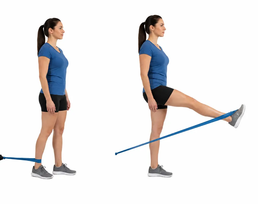resistive hip flexion