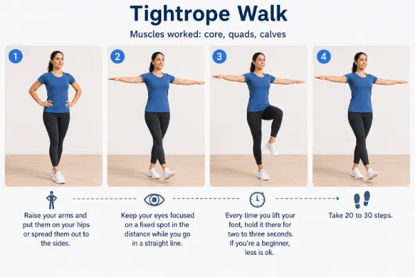 tightrope walk