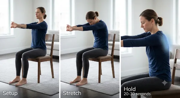 upper back strech