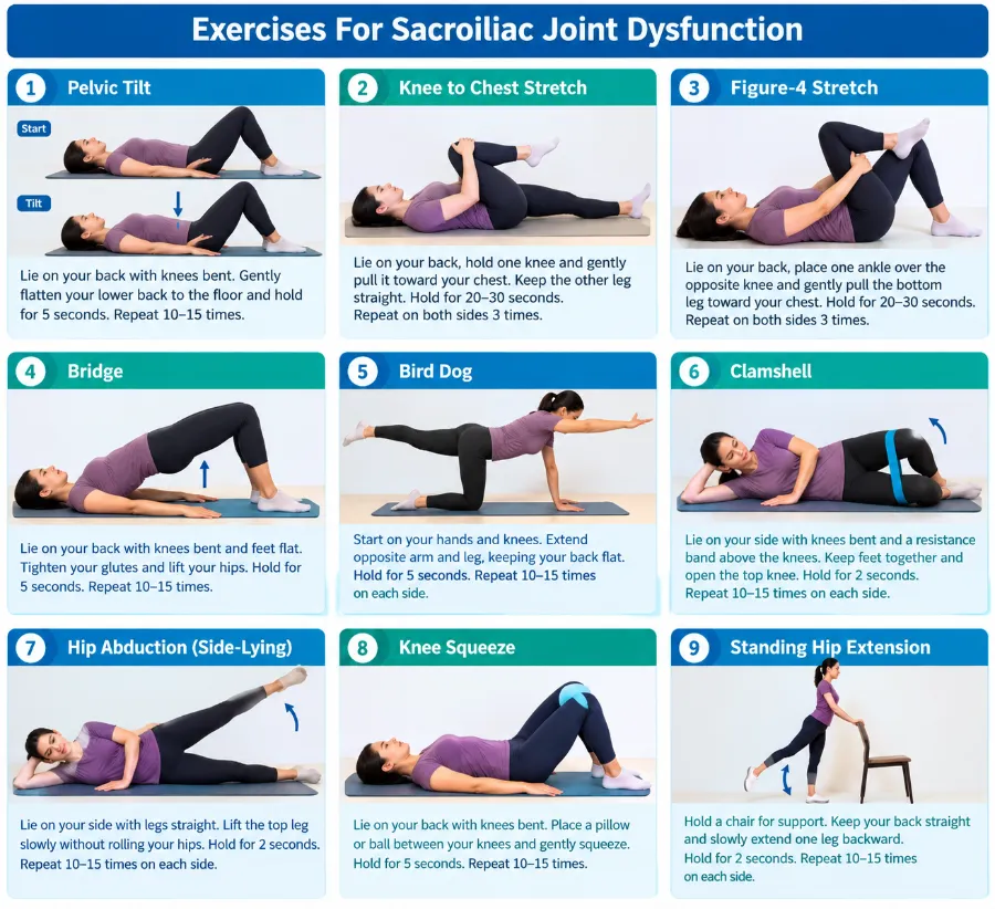 Exercises For Sacroiliac Joint Dysfunction