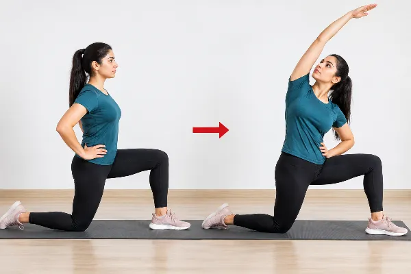 Half Kneeling Hip Flexor Stretch
