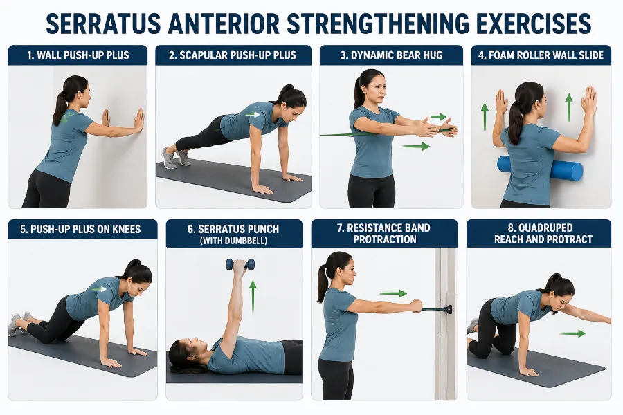 Serratus Anterior Strengthening Exercises