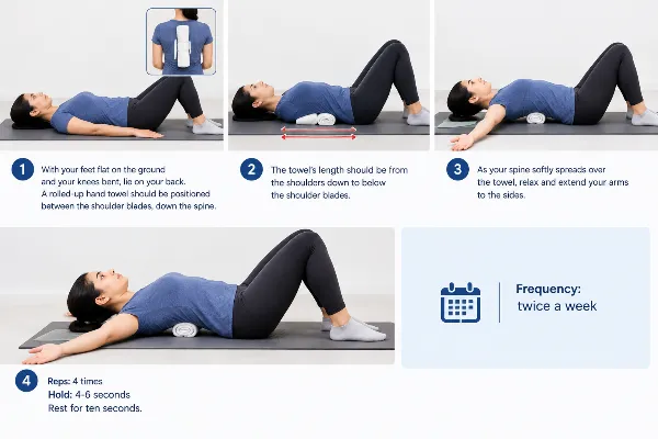 Thoracic Spine Extension Mobile Supine Towel