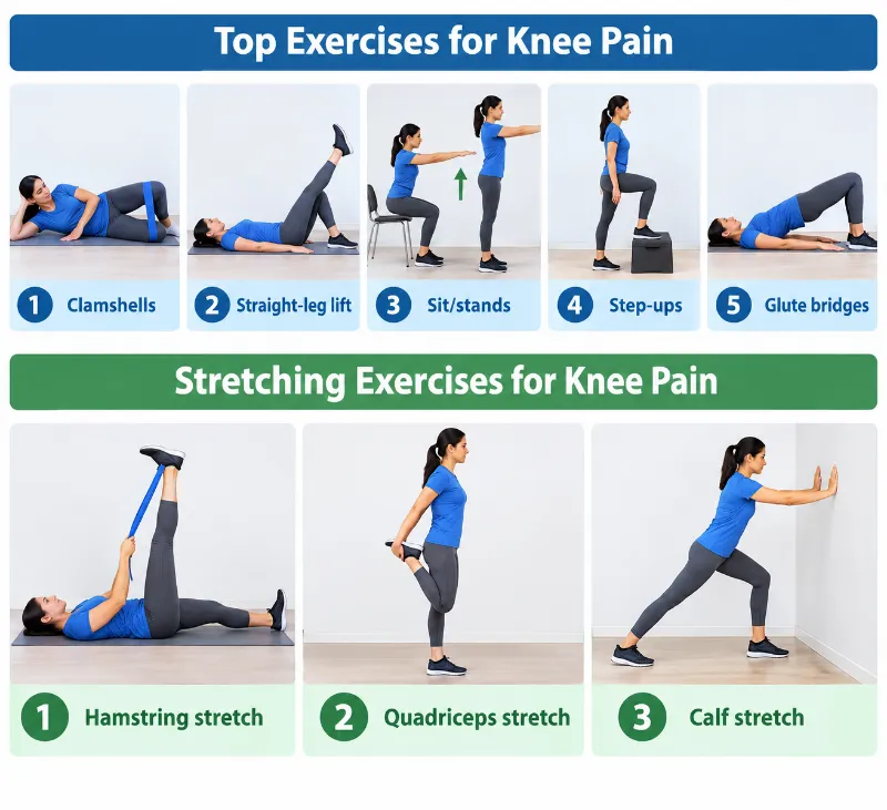 exercises for knee pain when going downstair