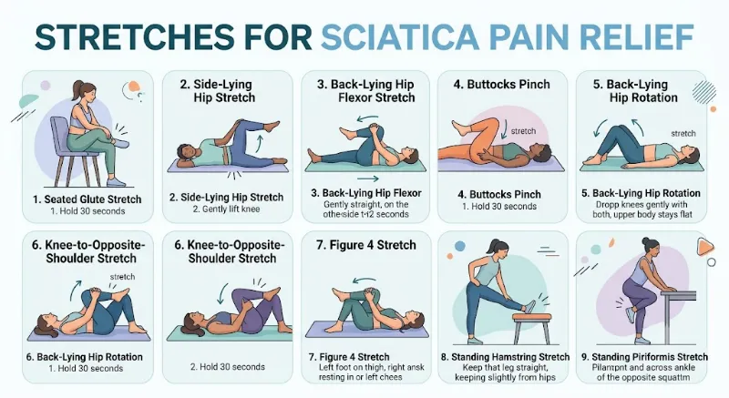 stretches for sciatica pain relief
