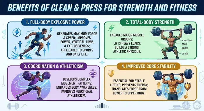 Benefits of Clean and Press for Strength and Fitness