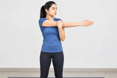 One Arm Stretch.