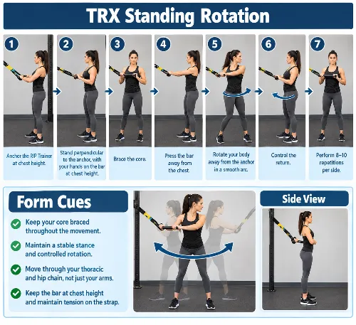 TRX Standing Rotation