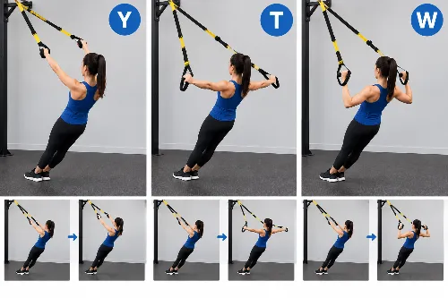 TRX Suspension Trainer Shoulder Y, T, W