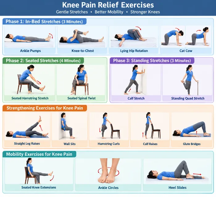 exercises for knee stiffness in the morning