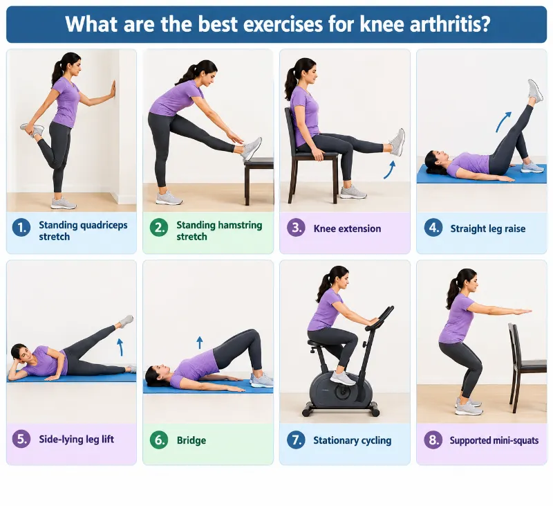 low impact exercises for knee arthritis