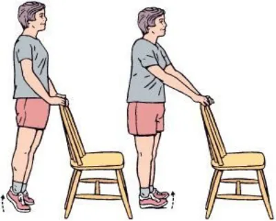 toe raise and heel raise